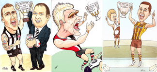 Nick Riewoldt - Lance Buddy Franklin - Dane Swan