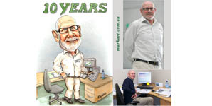 Accountant caricature